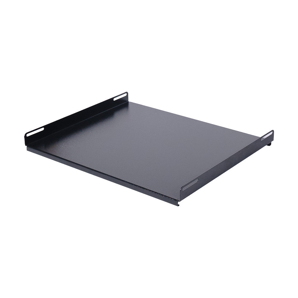 Серверна полиця NVC-600D/SH Black для комутаційної шафи глибиною 600 мм (25-00075) Киев - изображение 1