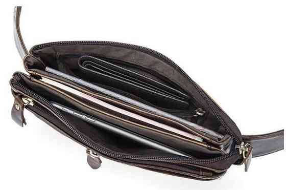 Cумка на пояс Vintage 14736 Коричневая Киев