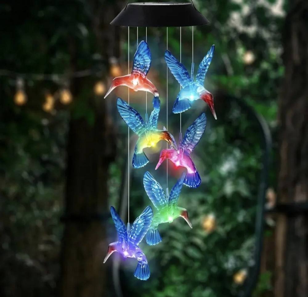 Світлодіодний вітряк на сонячній батареї 