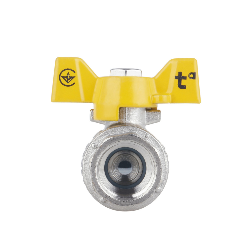 Кран кульовий Thermo Alliance Forte 1/2" ВР для газу (метелик) SF602G15 Київ - фото 6