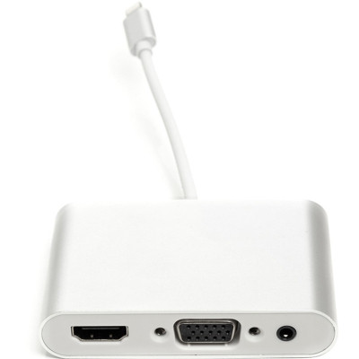 Переходник Lightning (M) to HDMI, VGA, 3.5mм (F) PowerPlant (CA911929) Винница - изображение 1