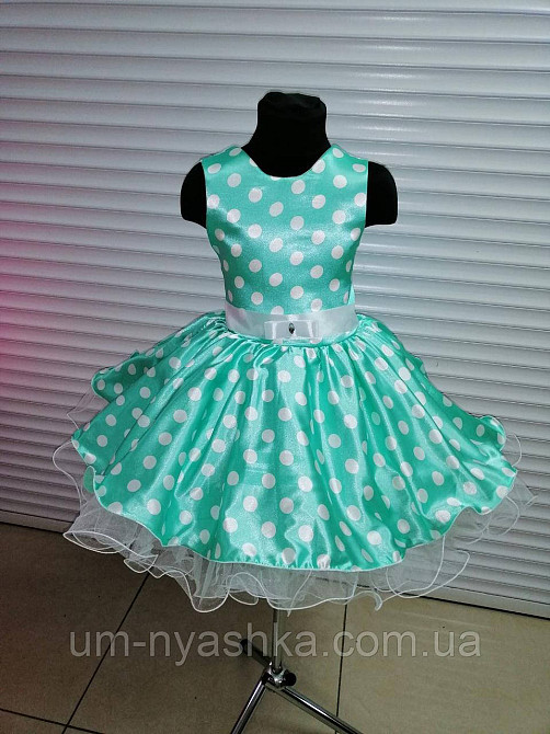 Стиляги детское платье в горох пышное нарядное платье в ретро стиле Кривой Рог - изображение 4