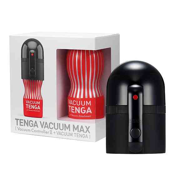 Вакуумна насадка Tenga VACUUM MAX + мастурбатор Tenga Vacuum Cup, 5 режимів роботи Sex Aura Київ