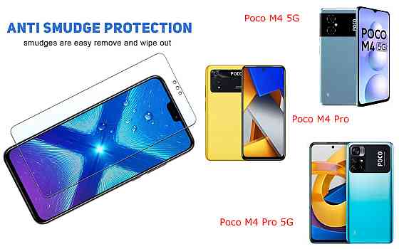 Защитное стекло NeoGlass для Poco M4 5G, Poco M4 Pro, Poco M4 Pro 5G – ультрапрозрачное и устойчивое Киев