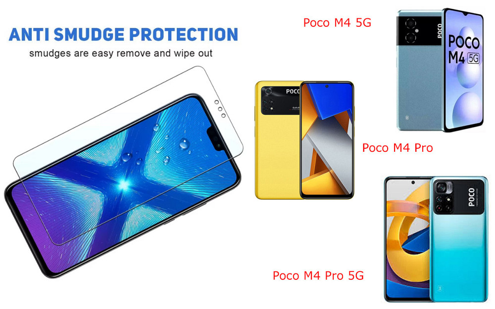 Защитное стекло NeoGlass для Poco M4 5G, Poco M4 Pro, Poco M4 Pro 5G – ультрапрозрачное и устойчивое Киев - изображение 3