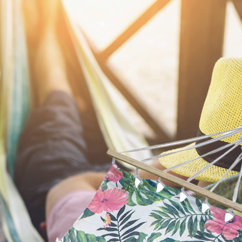 Гамак Jumi Garden тканинний з планкою та чохлом тропік Киев - изображение 7