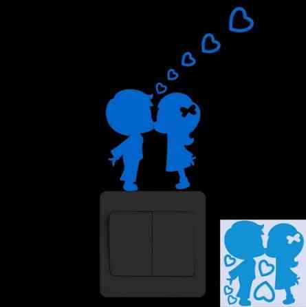 Люминесцентная наклейка