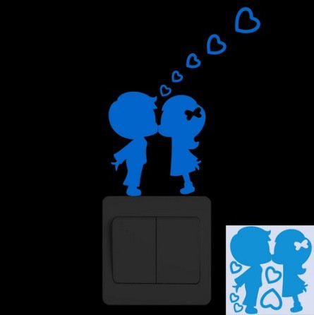 Люминесцентная наклейка 