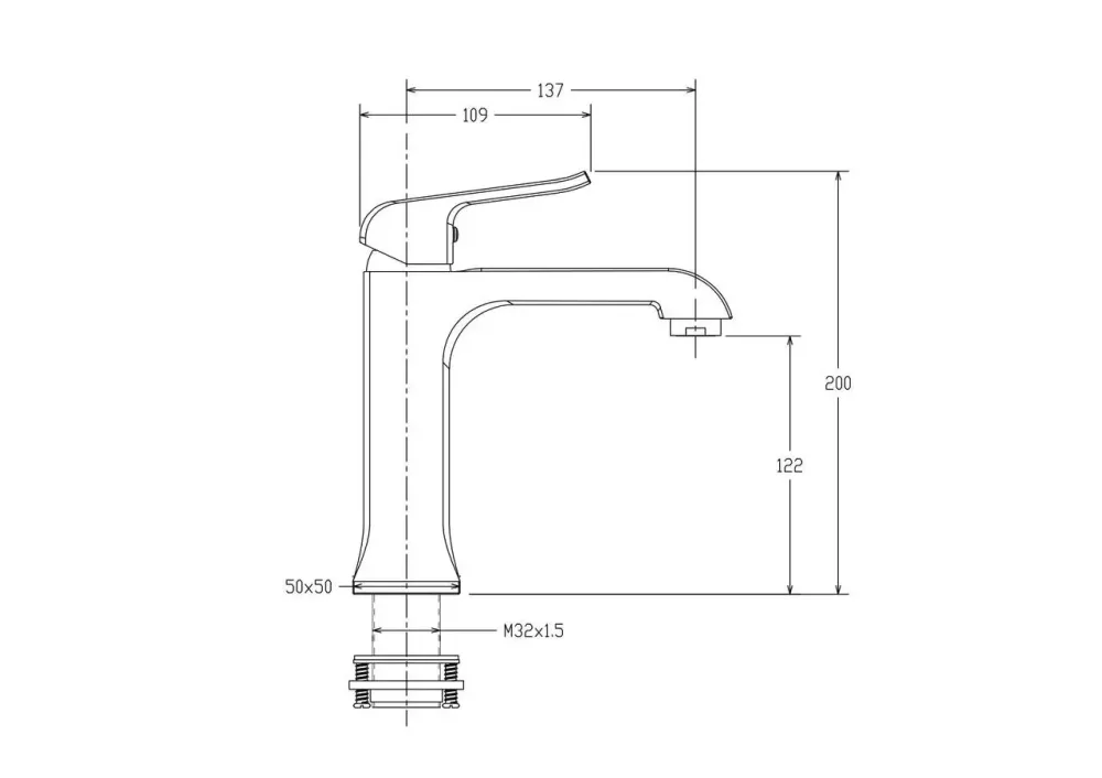 Змішувач для умивальника GAPPO G1050-8 хром Київ - фото 6