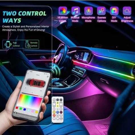 Автомобильная подсветка (18 в1) для салона Винница - изображение 4