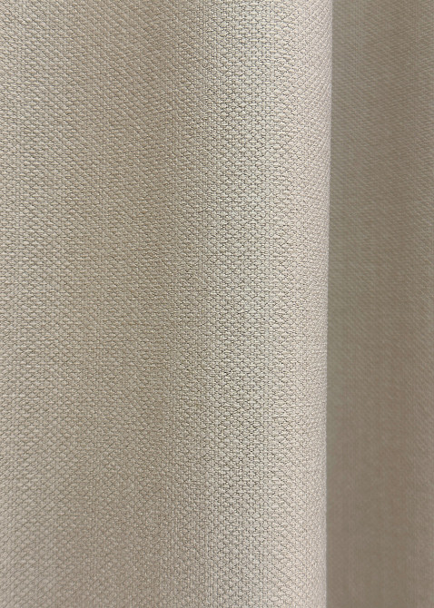 Комплект готових штор VR-Textil Шеніл однотонний № 1691ш Бежевий 200х270 см 2 шт (32-134) Київ - фото 8