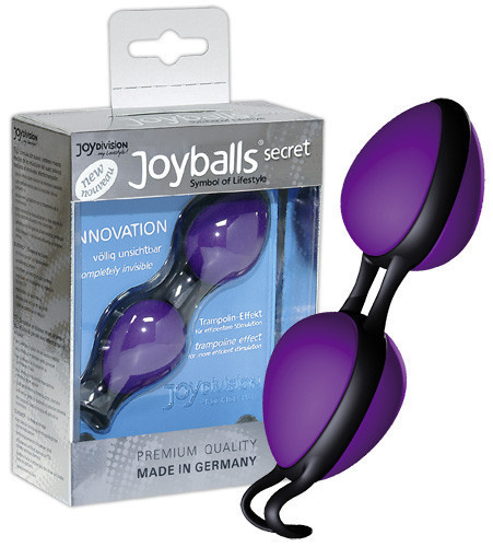 Вагинальные шарики лилово-черные СЕКРЕТ JOY Sex Aura Киев - изображение 1