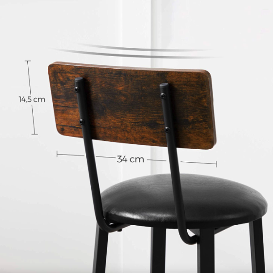 Барний стілець Leobert Crash 2 штуки в стилі Loft Київ