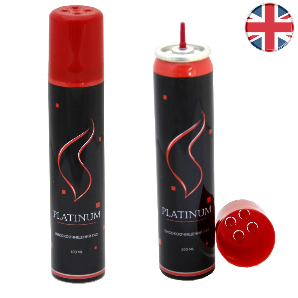 Газ для заправки запальничок. Англія Platinum 100 мл Полтава - фото 1