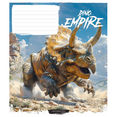 Зошит Школярик Dino empire 18 аркушів лінія (018-3490L) Вінниця - фото 5