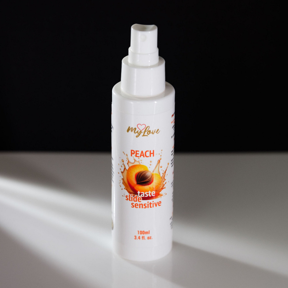 Інтимний гель-лубрикант - MyLove Taste Slide Sensitive Peach, 100 мл Sex Aura Київ - фото 5