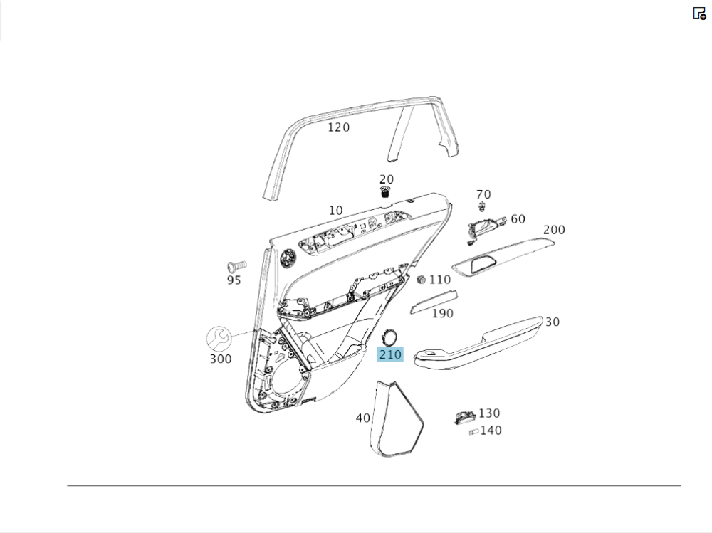 Mercedes-Benz  A2928270640 9051 Захисна решітка ВЧ-динаміка праворуч GLE Coupe C292 Одесса - изображение 2