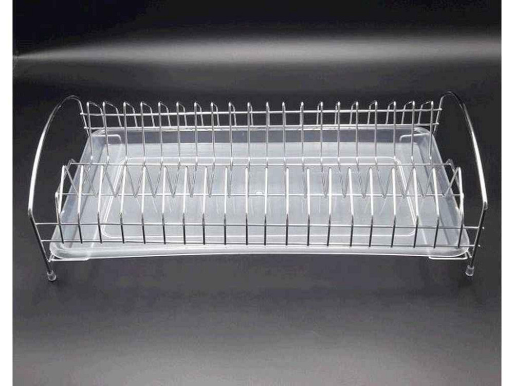 Сушарка для тарілок нерж. сталь з піддоном 44*22*12 VT6-14371 11442 ТМ VITOL   Solmir Київ - фото 1