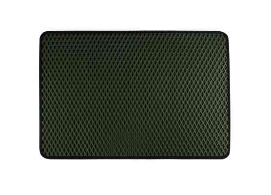 EVA килимок EKOSTAR придверний 50x80 см ромб хакі кант чорний Київ