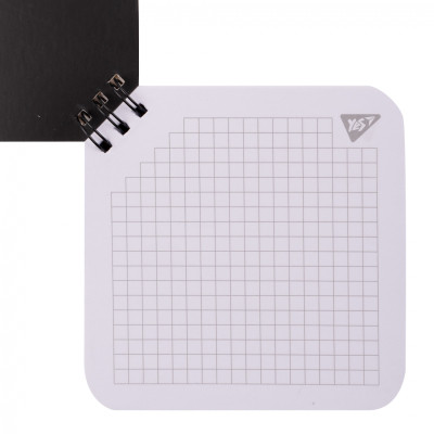 Блокнот Yes 110x110 мм 80 аркушів на cпіралі Не ускладнюй! клітинка. (151816) Вінниця - фото 2