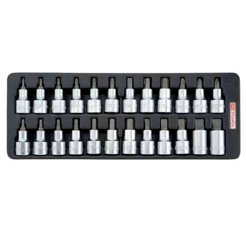 Набір біт впресованных в головку 1/2" 24ед. (в ложементі) TOPTUL GAAT2402 Одеса