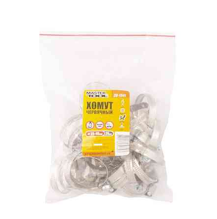 MASTERTOOL Хомут черв'ячний MASTERTOOL German type W2 DIN 3017 9.0 мм Ø 25-40 мм 25 шт 20-1941 Коломыя