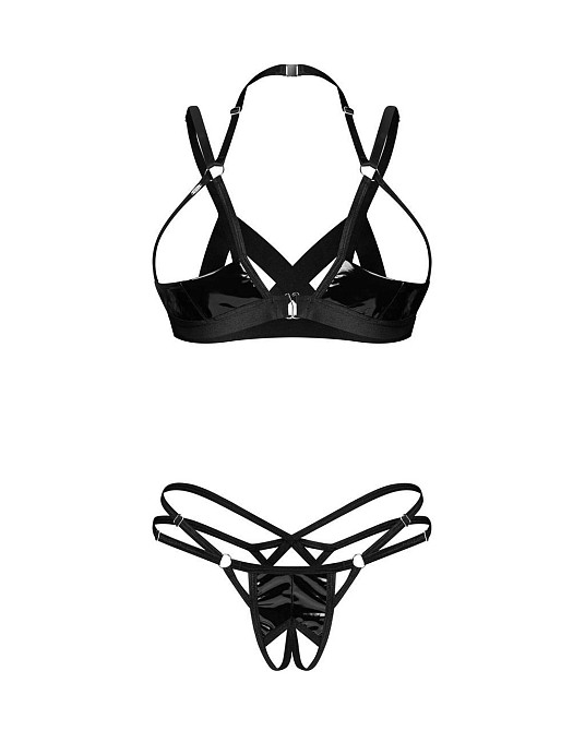 Комплект Obsessive Keira Lise 2-pcs crotchless set L/XL Sex Aura Киев - изображение 5