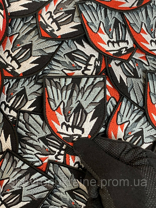 Шеврон Яструб (Форма щит. На липучці) Розмір 8x7см Київ - фото 4