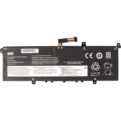 Аккумулятор для ноутбука LENOVO ThinkBook 13s ITL (L19M4PDD) 14.8V 3200mAh PowerPlant (NB482498) Винница - изображение 1