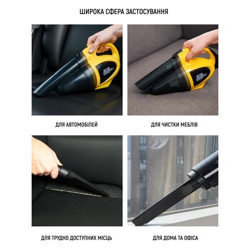 Пилосос VOIN VL-330 138 Вт для вологого та сухого прибирання з сумкою Харків