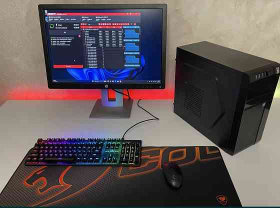 Игровой ПК i3 10100 , 16Gb. RX 5500XT 8Gb. SSD Windows 11 Pro. Киев