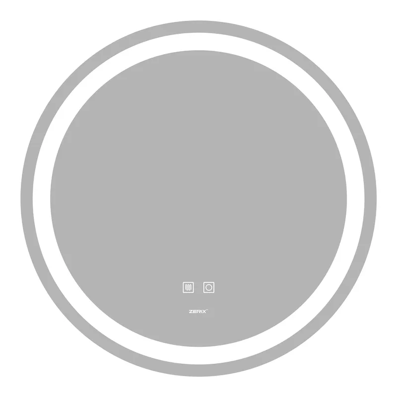 Дзеркало Zerix Solo MC01-80 з LED Touch, Anti-fog, димером, регулятором яскравості (ZX6064) Київ - фото 1