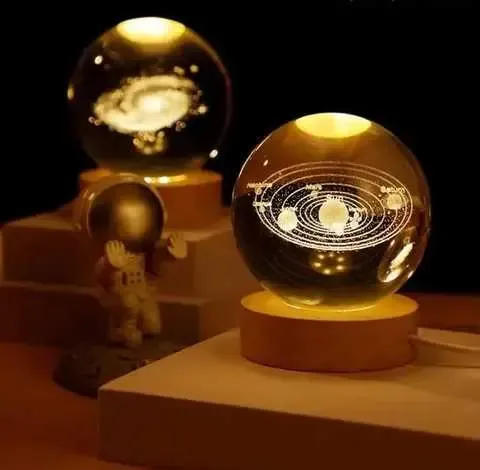 Erston Светодиодный хрустальный шар, декоративный универсальный 3D ночник, хрустальный шар "Спу Київ - фото 7