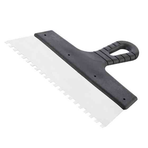 Шпатель из нержавеющей стали, 250 мм, зуб: 6×6 мм INTERTOOL KT-2256 Киев