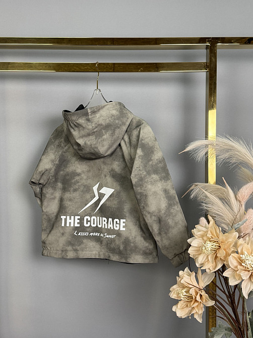 Демисезонная двусторонняя куртка варенка для мальчиков на 7,8,9,10 лет Николаев - изображение 4