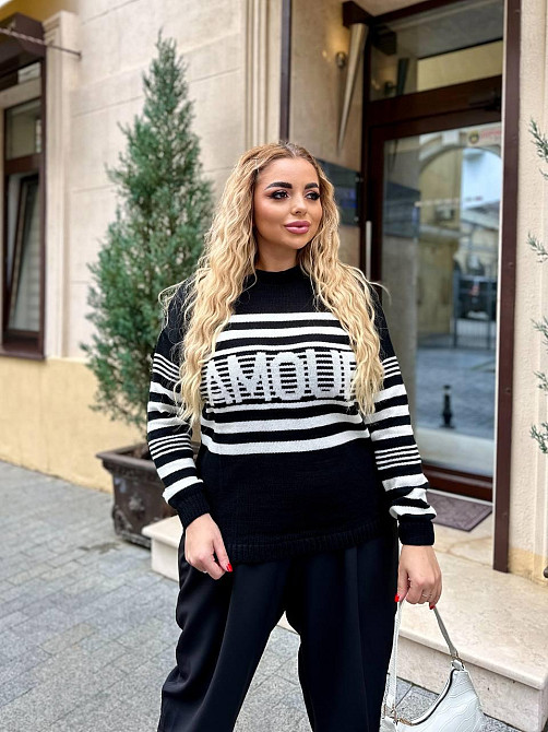 Жіночий модний двоколірний светр. 44-56р Київ - фото 5