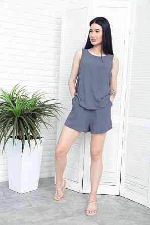 Літній костюм "Ender" оптом | Розпродаж моделі Графіт, 42-44 Київ