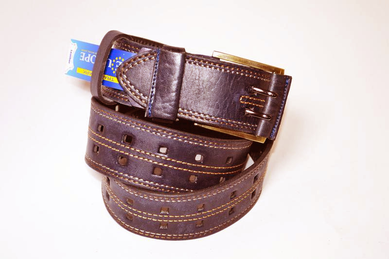 Ремінь шкіряний 1200х45 мм. Шкіряний ремінь. Одеса - фото 2