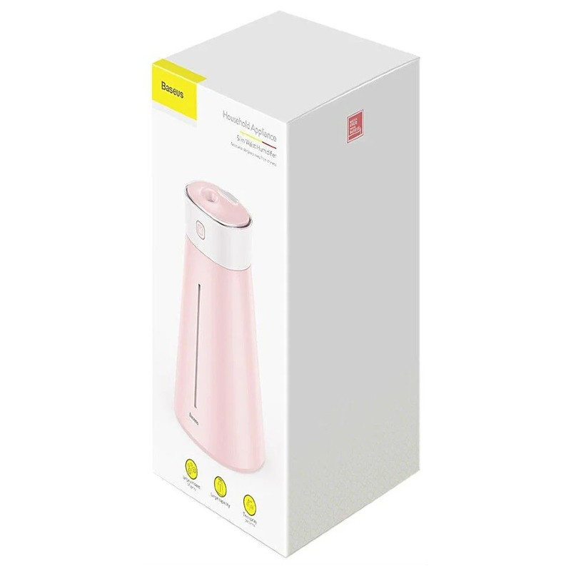 Увлажнитель воздуха Baseus Slim Waist Humidifier + USB Лампа/Вентилятор DHMY-B04 (Розовый) Николаев - изображение 10