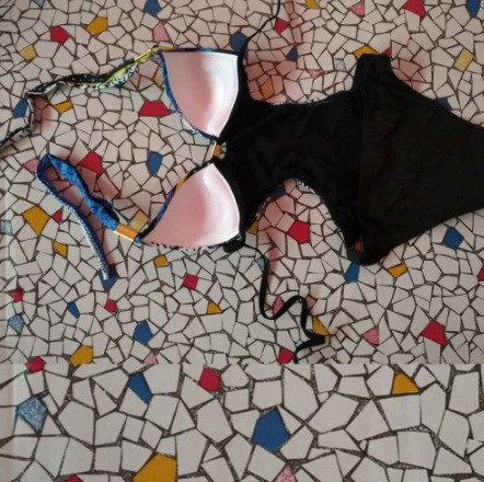 Жіночий суцільний купальник різнобарвний Київ - фото 7