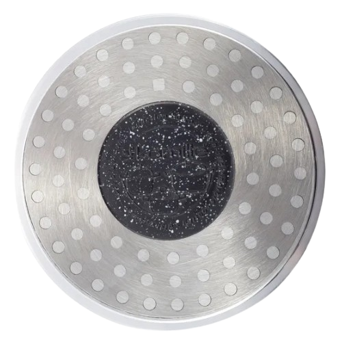 Ковш литий алюміній 1,35л d16*8см скляна кришка антипригарне покриття чорний мармур 4436 KAMILLE Житомир - изображение 6