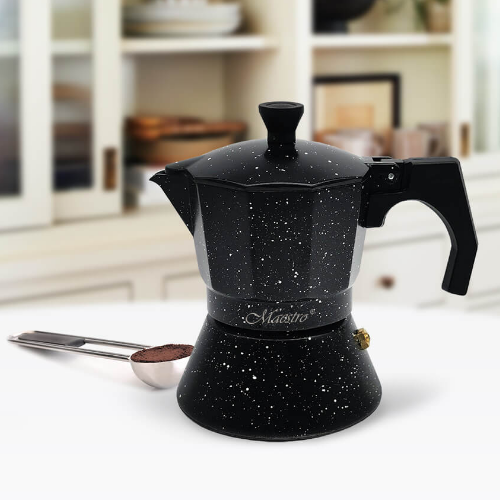 Кавоварка гейзерна 300мл алюмінієва MR-1667-6 Rainbow Maestro Житомир - фото 5