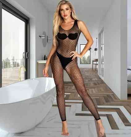 Бодістокінг в сіточку жіночий one size чорний Київ