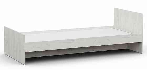 Ліжко односпальне L-12, Дуб Крафт Білий, 2032х932х650 Львів