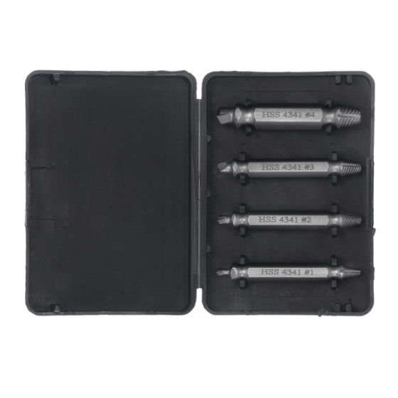 Набір екстракторів для шурупокрута, 5/6/8/10 мм INTERTOOL VT-5010 Киев