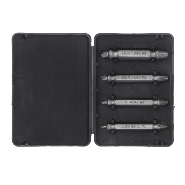 Набір екстракторів для шурупокрута, 5/6/8/10 мм INTERTOOL VT-5010 Київ - фото 2