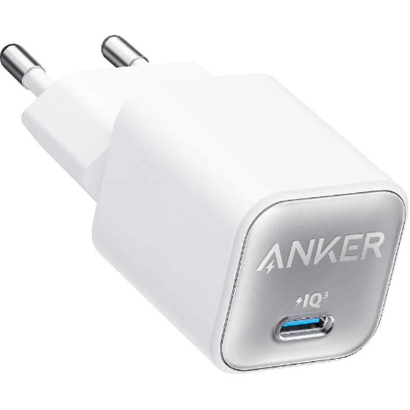 Мережевий зарядний пристрій Anker PowerPort 511 Nano III White, 30 W USB Type-C (A2147G21) ( Білий ) Харьков - изображение 1