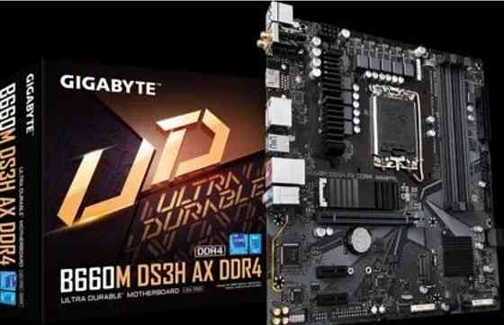 Материнская плата gigabyte b660m ds3h DDR4. Харьков