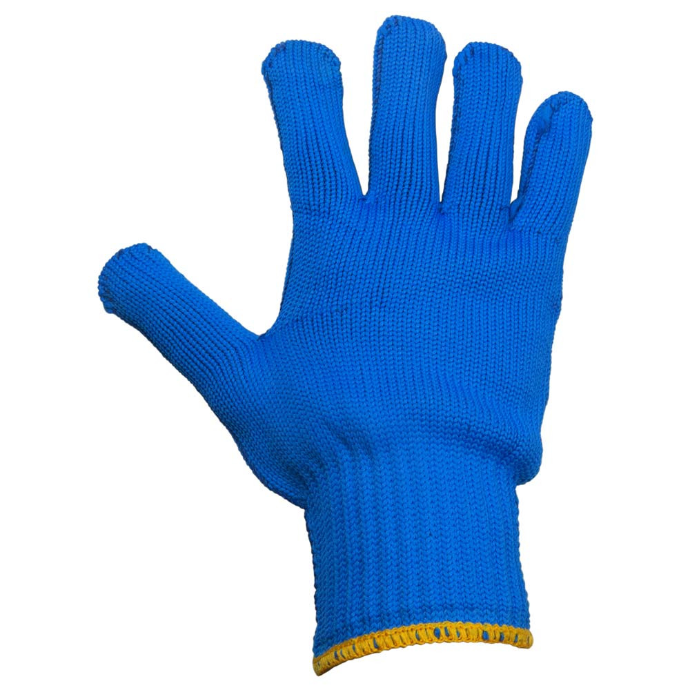 Sigma Перчатки трикотажные с точечным ПВХ покрытием р10 Тризуб (синие) КРАТНО 12 парам SIGMA (9 Киев - изображение 4