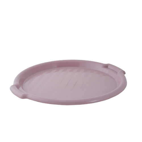 Таця кругла d38,85*2,45см пластик фрезія 167098 Алеана Житомир - изображение 1